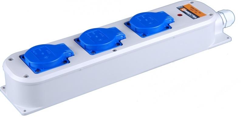 Connectra Contactblok nylon 3-voudig 5m - H07RN-F - 3G2.5mm2